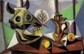 Naturaleza muerta con calavera de toro 1939 Pablo Picasso